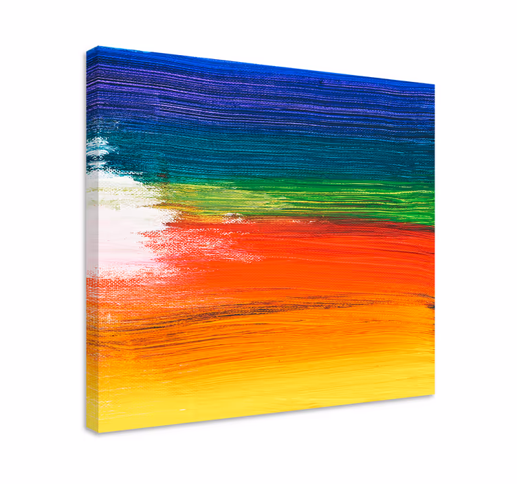Abstract wall art colorful abstract stripes - TenStickers