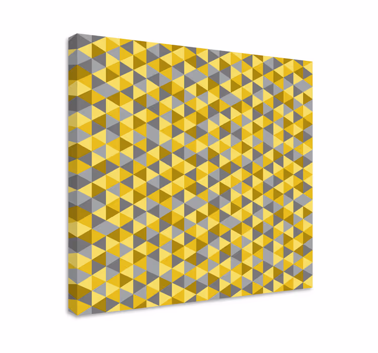 Geometric triangle ensemble geometric canvas - TenStickers