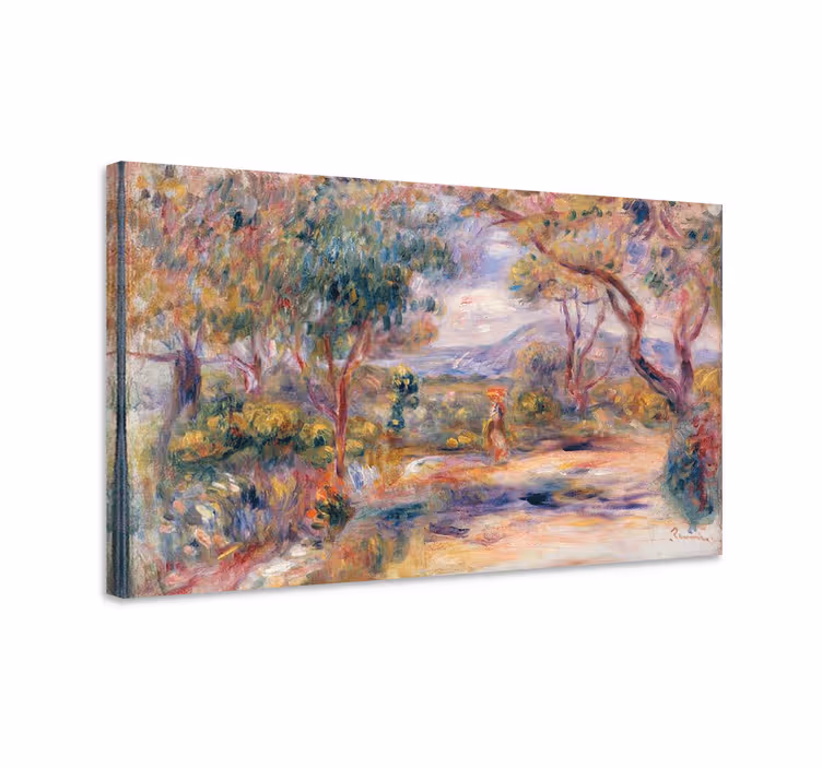 Landscape canvas sunny garden path - TenStickers