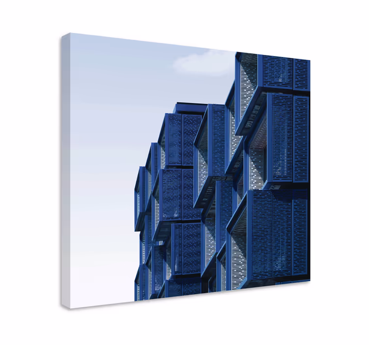 Modern canvas art futuristic architecture design - TenStickers