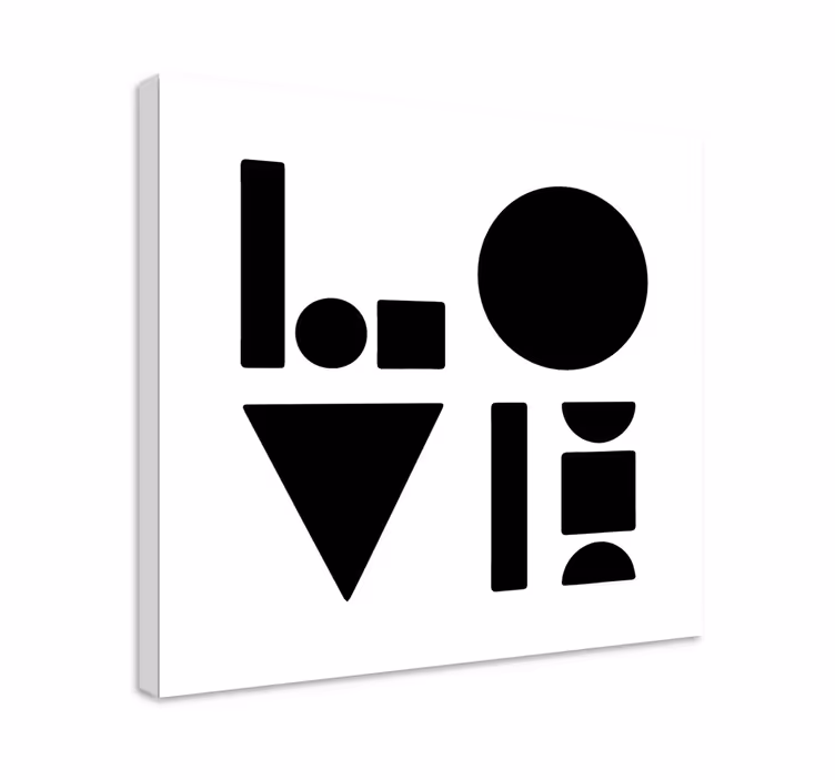 Geometric canvas shapes and forms - TenStickers