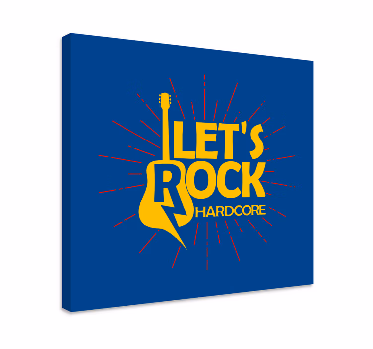 Music canvas art guitar-inspired artwork - TenStickers