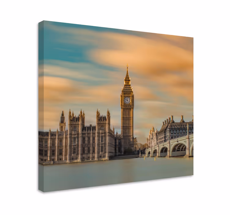 Cityscape wall art big ben landmark print - TenStickers