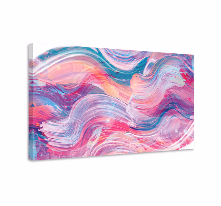 Colorful Swirl Patterns abstract wall art - TenStickers
