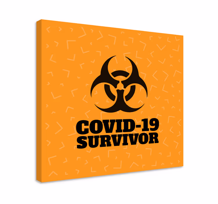 Quote canvas survivor message - TenStickers