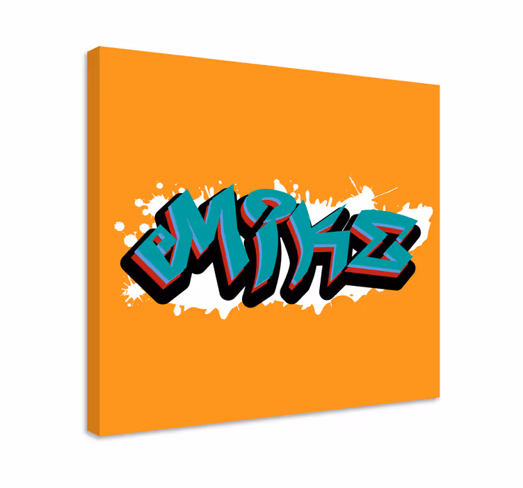 Abc canvas wall art stylish typography art - TenStickers