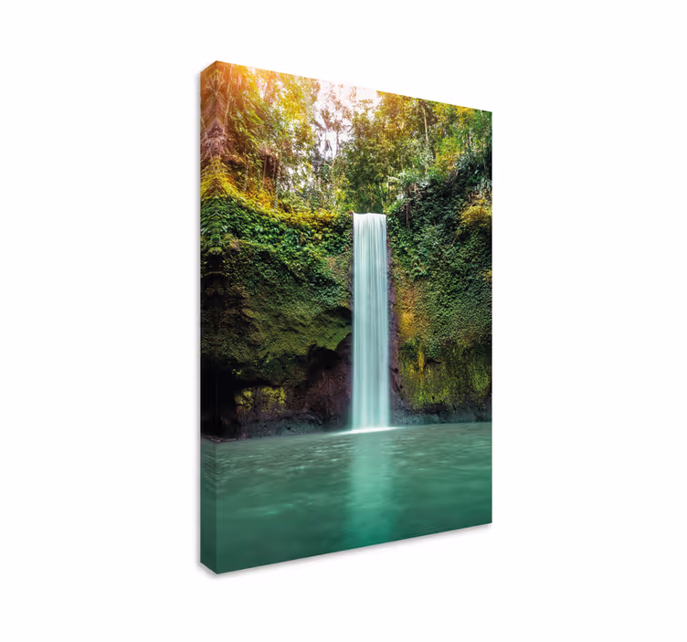 Landscape canvas tranquil waterfall scene - TenStickers