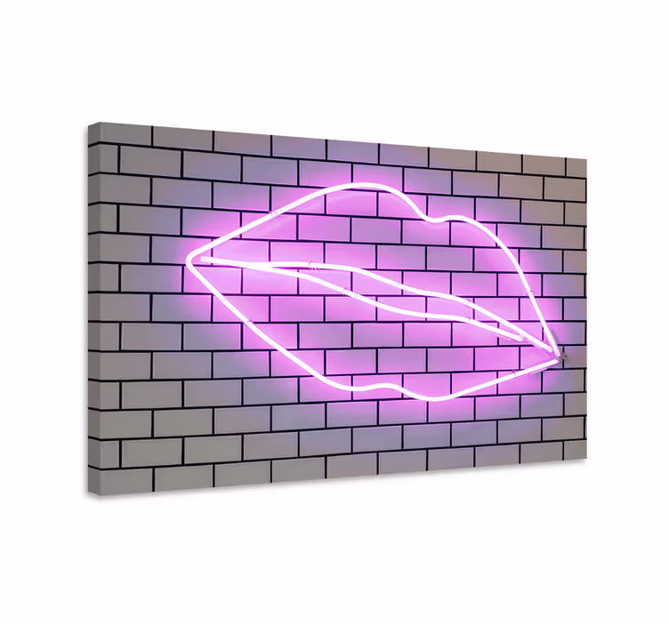 Inspirational wall art kiss neon light - TenStickers