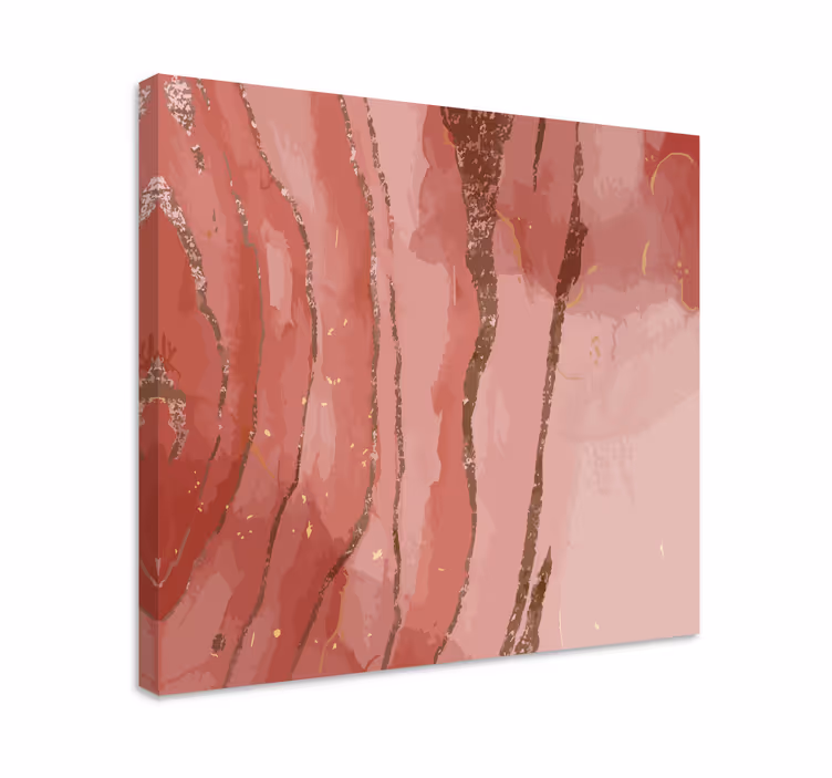 Fluid Rose Patterns abstract wall art  - TenStickers