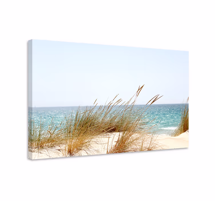 Landscape canvas coastal dunes view - TenStickers