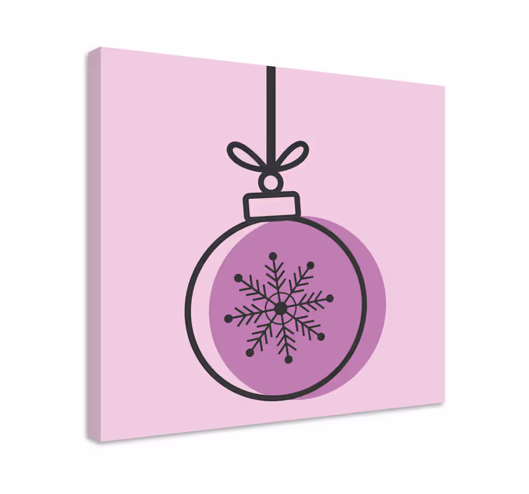 Sports canvas art snowflake decoration - TenStickers