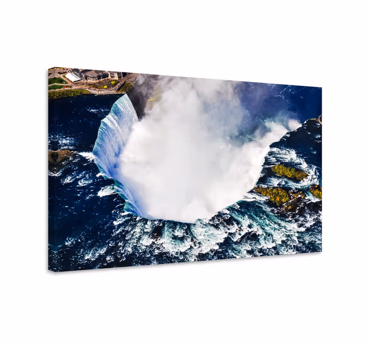 Niagara fall aerial view andscape canvas - TenStickers