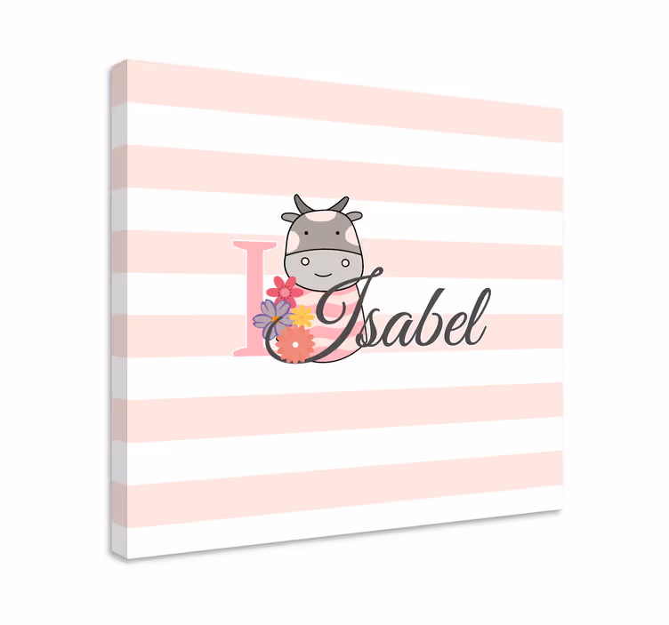 People canvas cute cow design - TenStickers