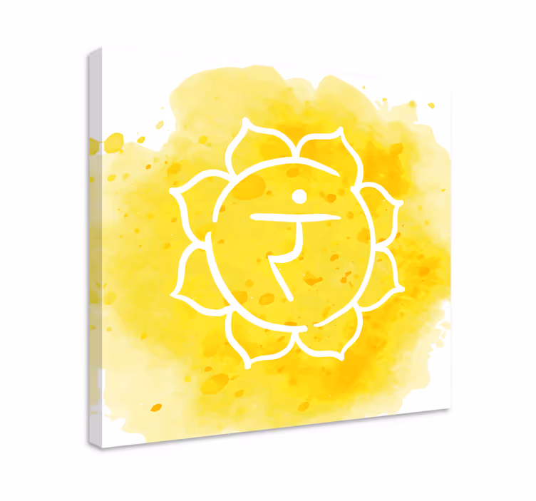 Zen canvas art chakra symbol artwork - TenStickers