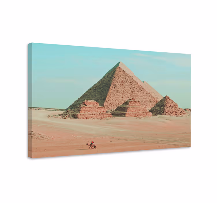 Cityscape wall art pyramids of giza decor - TenStickers