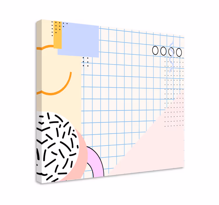 Modern canvas art abstract designs and patterns - TenStickers