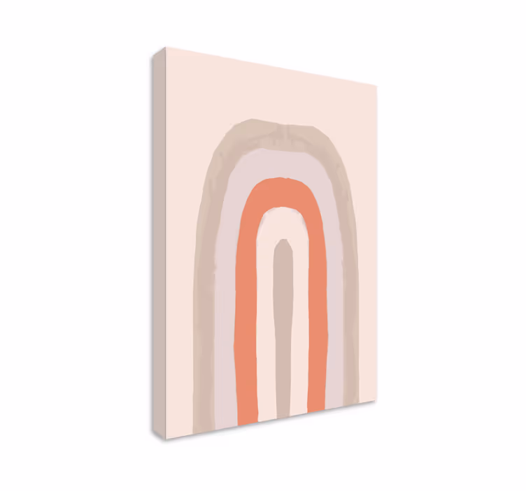 Abstract wall art soft arch design - TenStickers