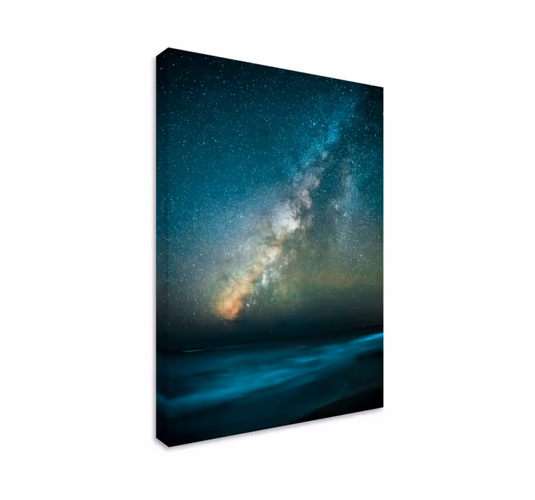 Landscape canvas milky way radiance - TenStickers