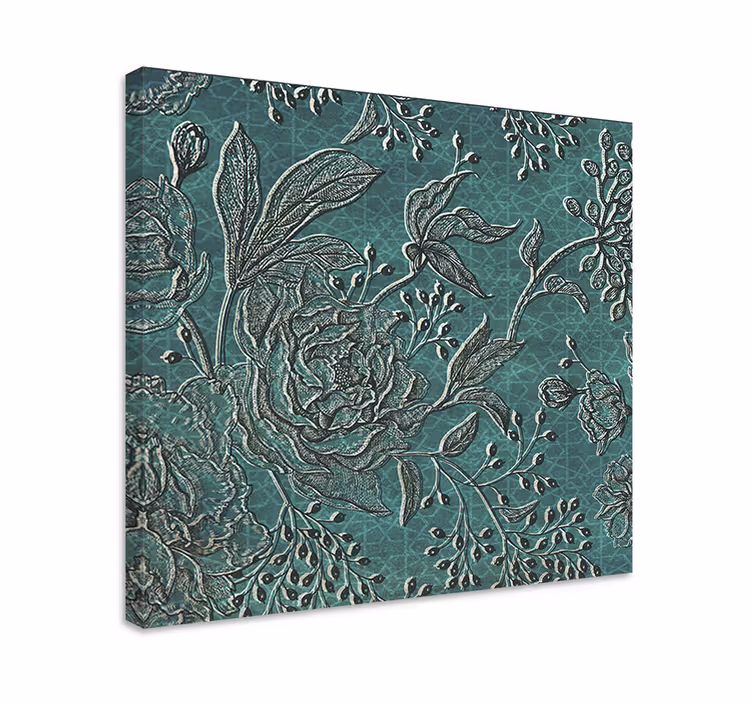 Flowers canvas elegant botanical arrangement - TenStickers