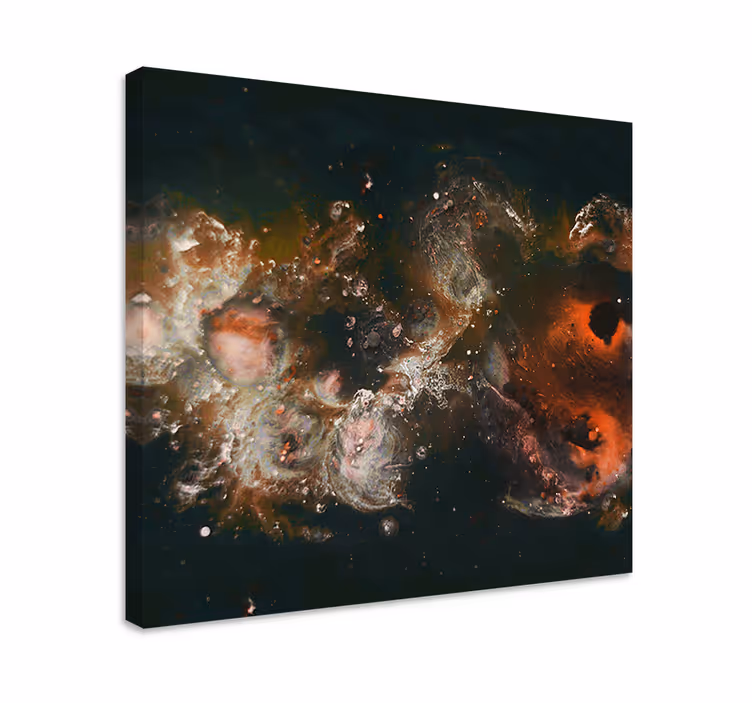 Abstract wall art cosmic motion - TenStickers