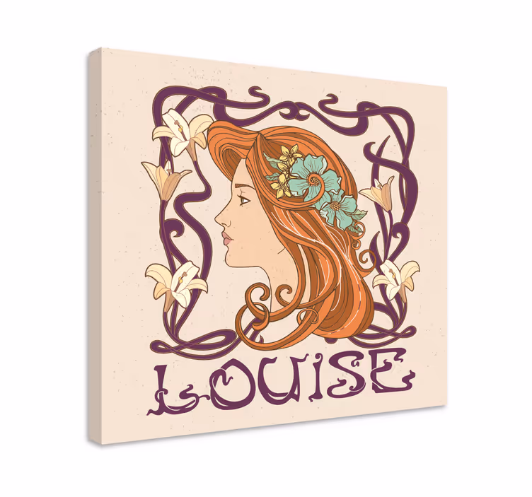 Modern style personalised canvas - TenStickers