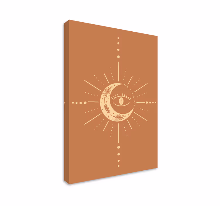 Boho Eye zen canvas print - TenStickers