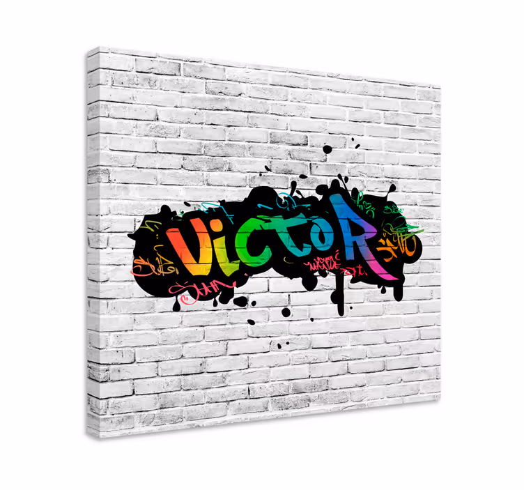 Graffiti custom name bedroom wall art - TenStickers