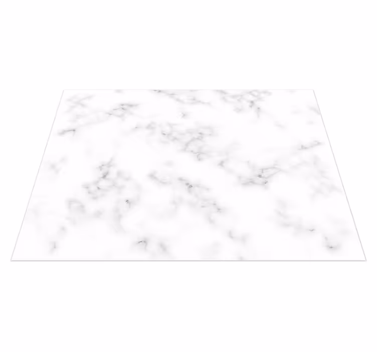 Kitchen vinyl rug with simple marble pattern - TenStickers