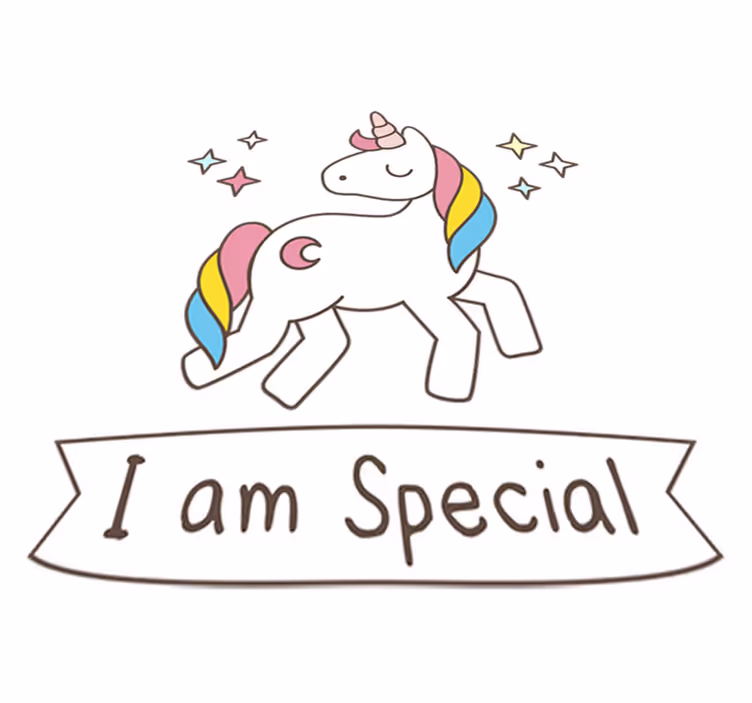 Unicorn dreams animal vinyl rug - TenStickers
