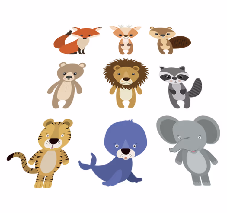 Animal vinyl rug for home decoration - TenStickers
