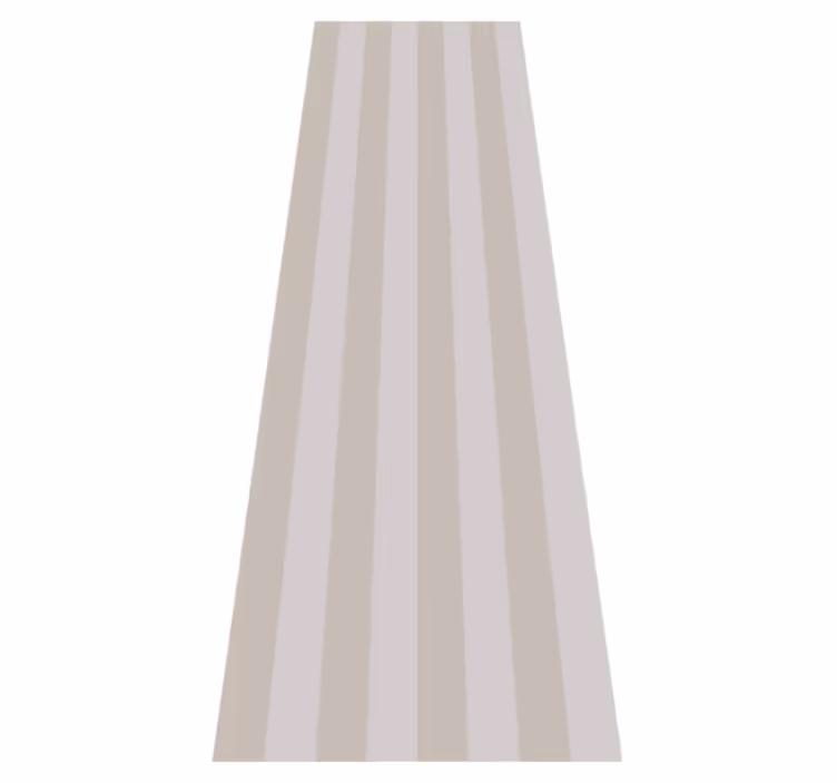Bedroom vinyl rug with vertical stripes design - TenStickers
