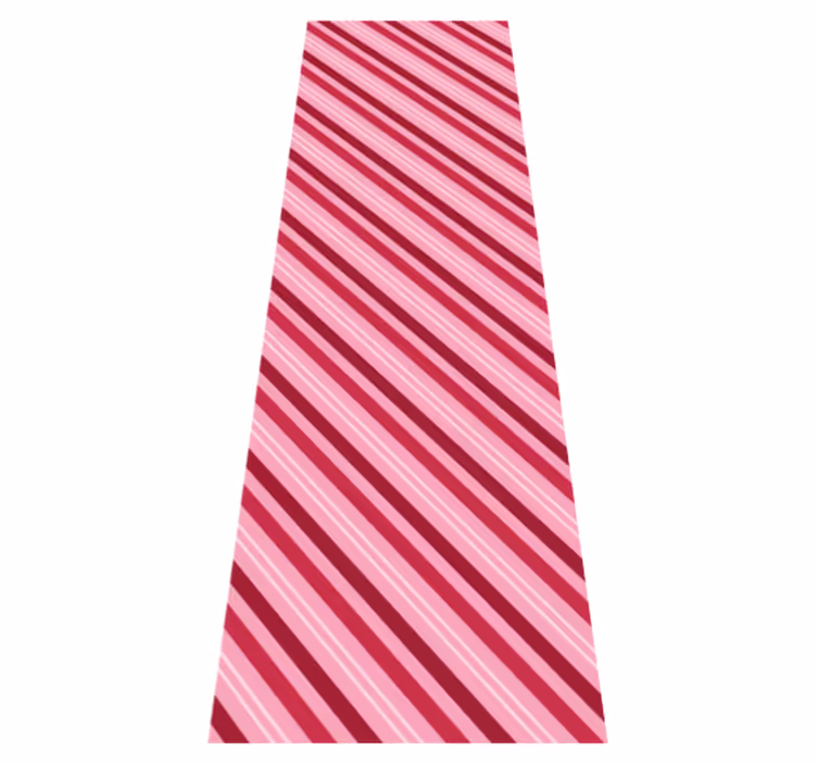 Bedroom vinyl rug with diagonal pattern - TenStickers
