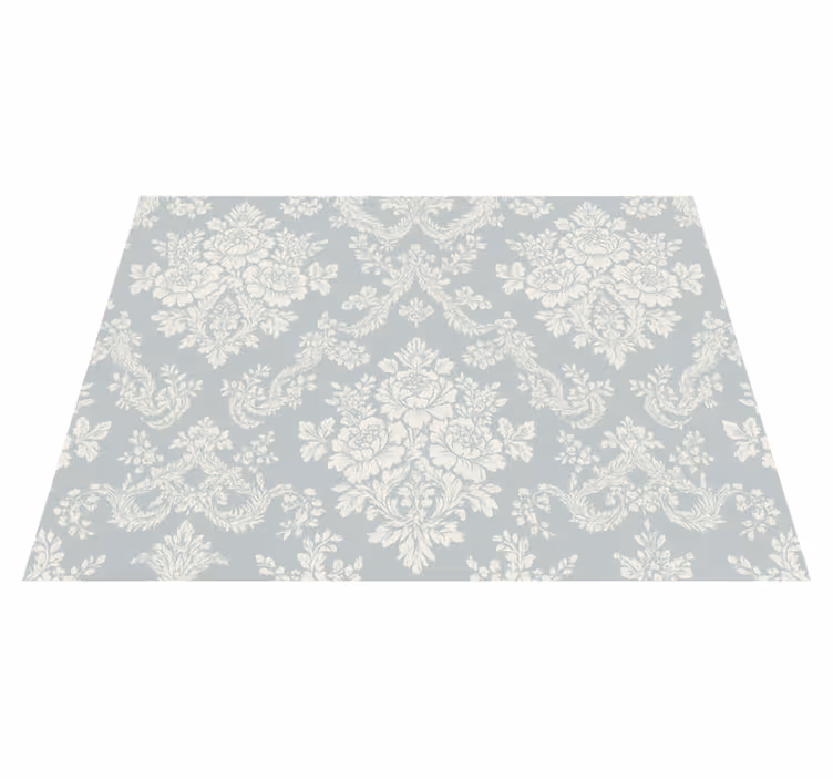 Vintage style bedroom vinyl rug - TenStickers