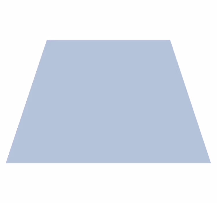 Geometric vinyl rug in simple grey color - TenStickers