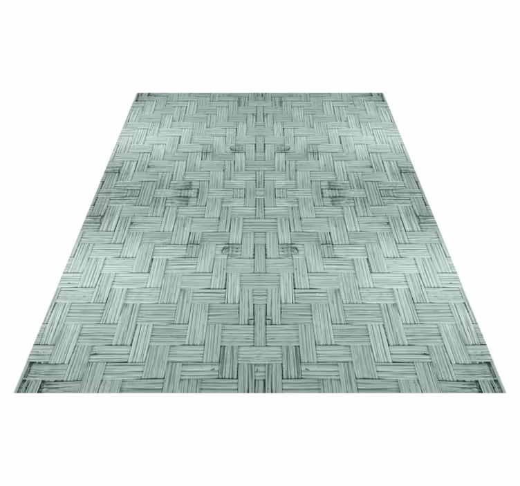 Geometric vinyl rug structured square - TenStickers