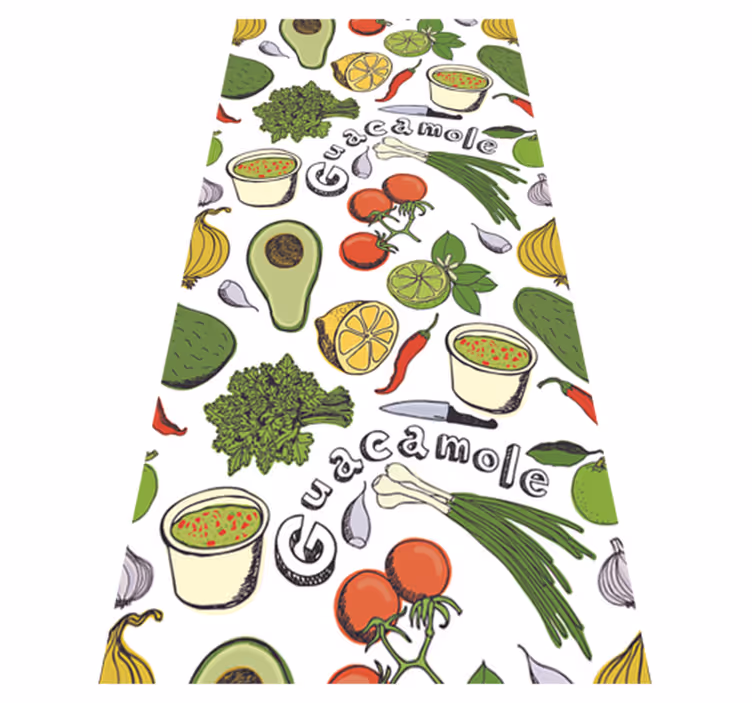 Kitchen vinyl rug mexican fruit decorative vinyl - TenStickers