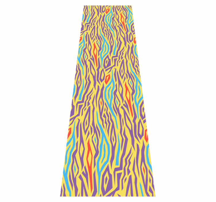 Kitchen vinyl rug vintage zebra animal print mat - TenStickers