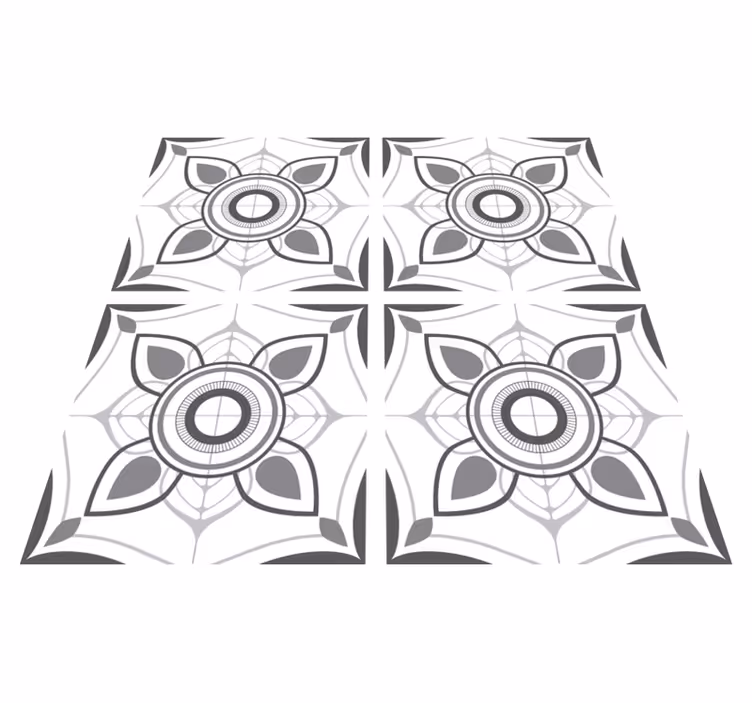 Kitchen vinyl rug portuguese tiles sticker simple - TenStickers