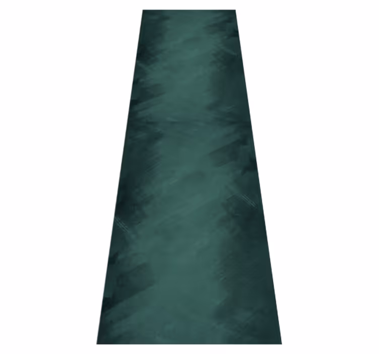 Bedroom vinyl rug in rustic green retro design - TenStickers