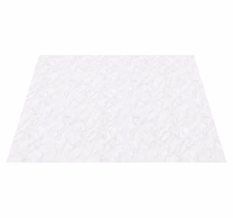 White grey marble design bedroom vinyl rug - TenStickers