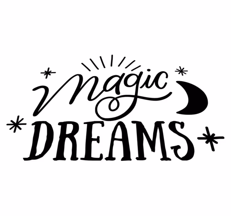 Bedroom vinyl rug enchanted dreams - TenStickers