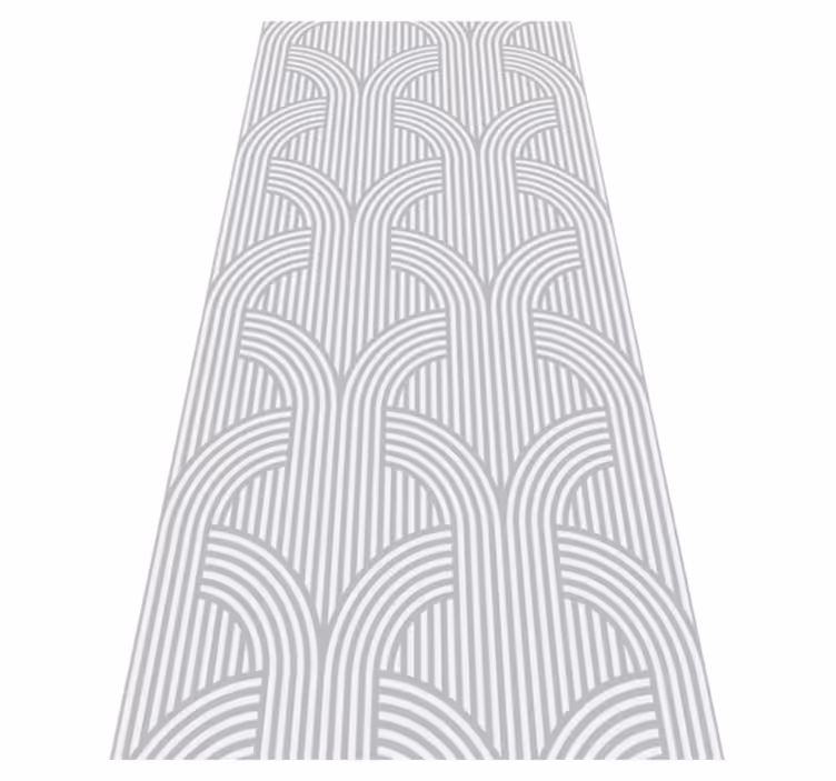 Bedroom vinyl rug modern minimalist grey wallpaper - TenStickers