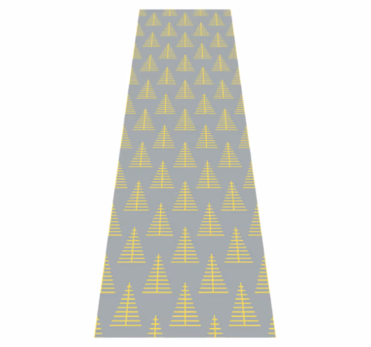 Bedroom vinyl rug in pantone tree colors - TenStickers