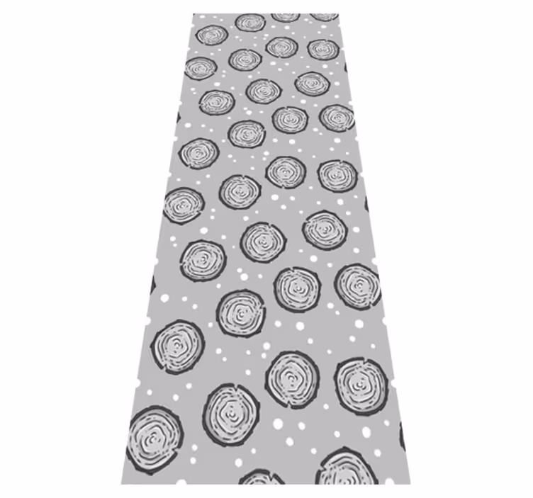 Bedroom vinyl rug in nordic alpine style - TenStickers