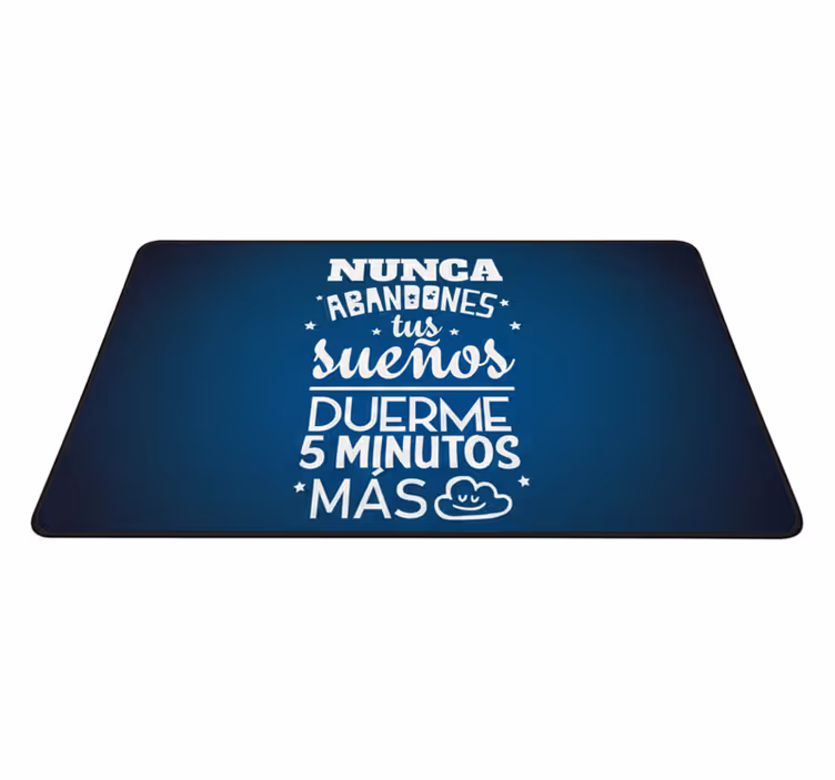 Bedroom vinyl rug funny texts to sleep better - TenStickers