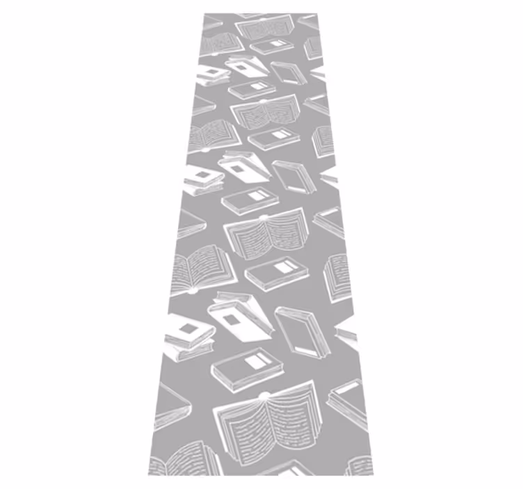 Scandinavian vinyl rug nordic grey verse - TenStickers