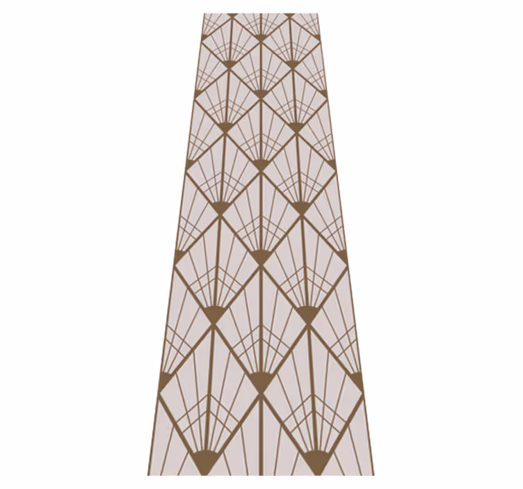 Scandinavian vinyl rug in nordic style zelda - TenStickers