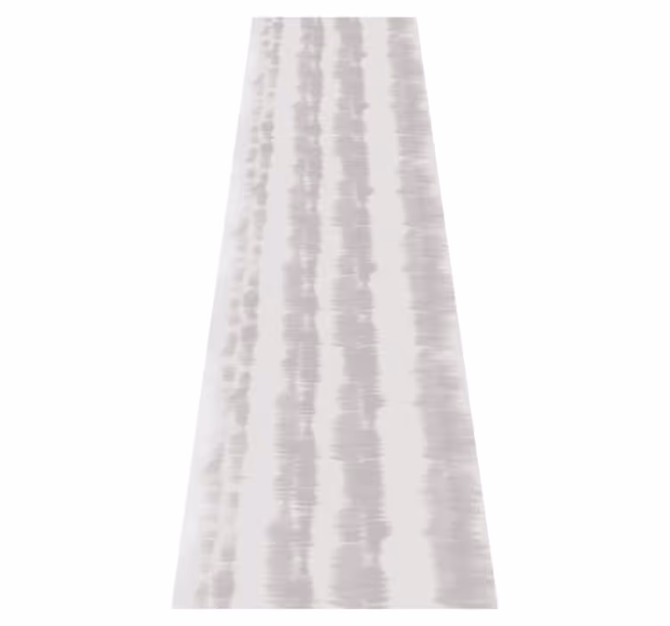 Scandinavian vinyl rug in light gray lined japandi pattern - TenStickers
