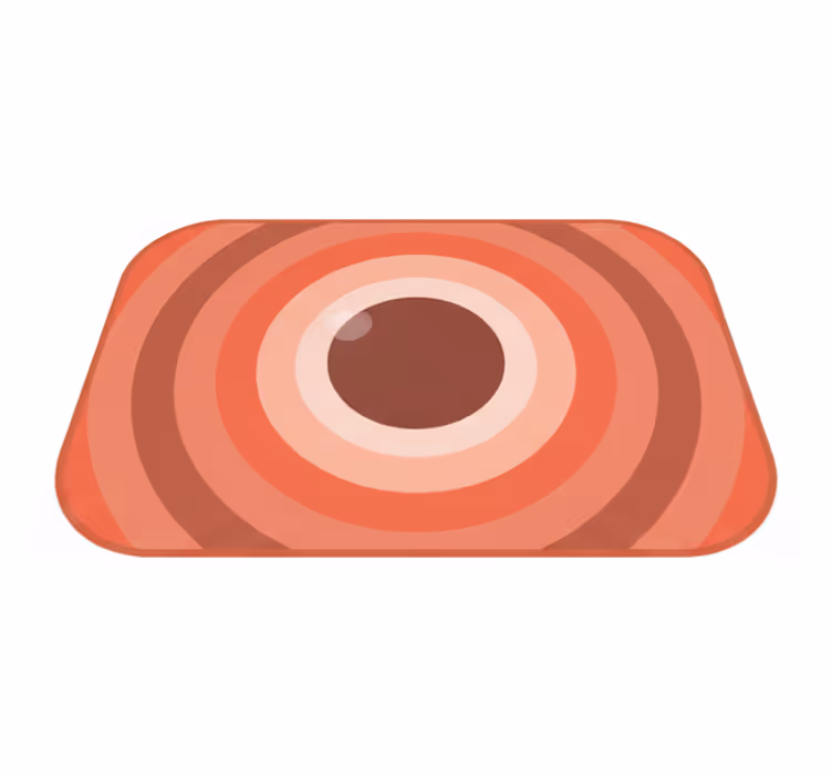 Modern vinyl rug pink earth - TenStickers