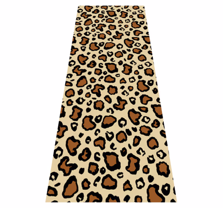 Classic leopard animal vinyl rug - TenStickers